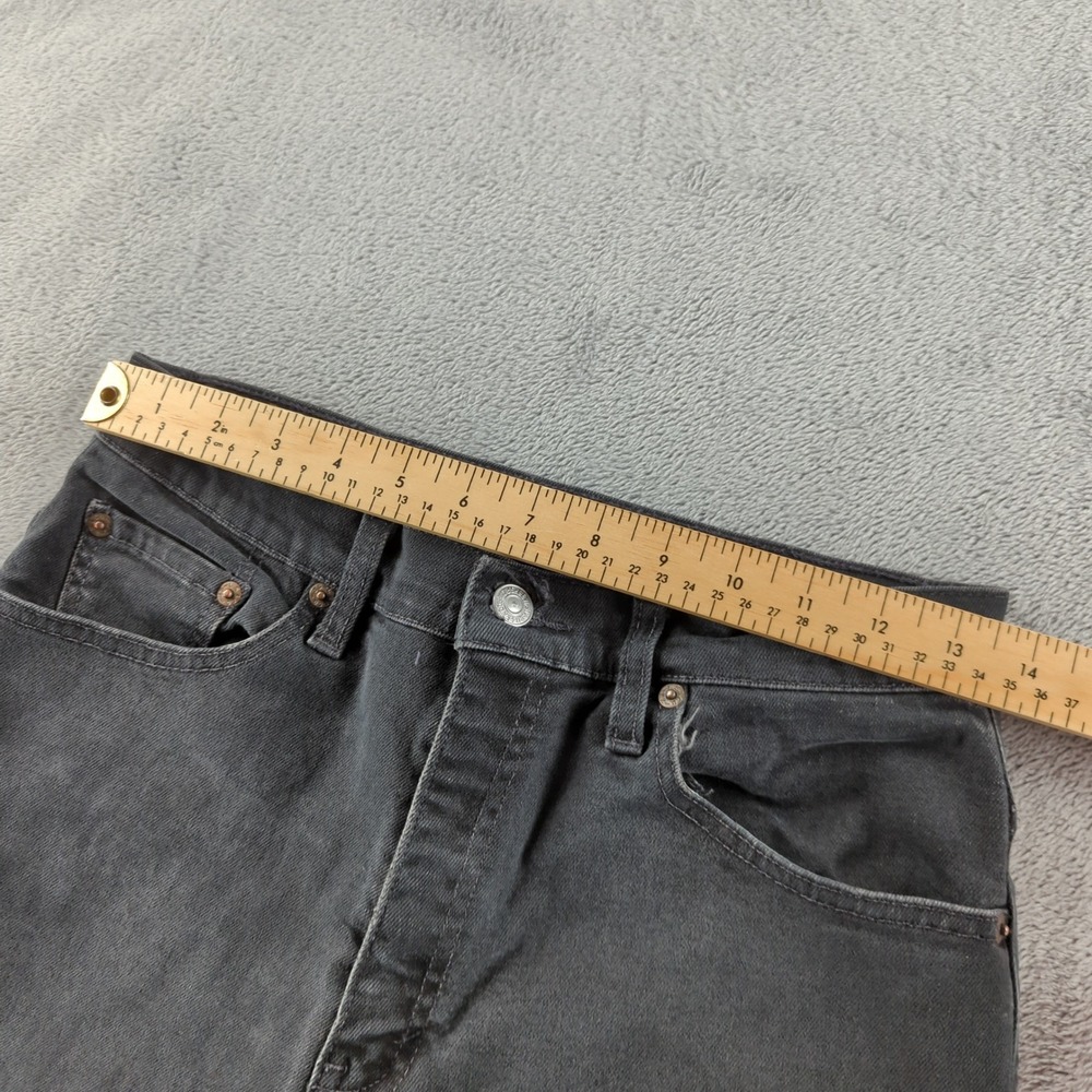 Vintage 90s Levis 550 Jeans Womens 10 (Fits 27x27) Black Faded Skater Brazil Y2K - Picture 6 of 13